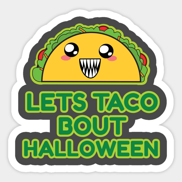 Lets Taco Bout Halloween Sticker by emojiawesome